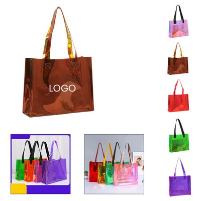 Transparent PVC Fantasy Laser Handbag