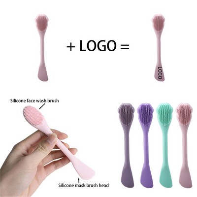 Dual Skincare Brush Mask Serum Applicator