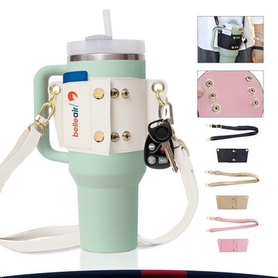 Laxie PU Leather Water Bottle Carrier