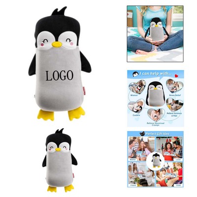 Penguin Plush Huggable Comfort Pillow