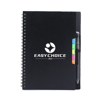 A5 Erasable Notebook w/Sticky Note