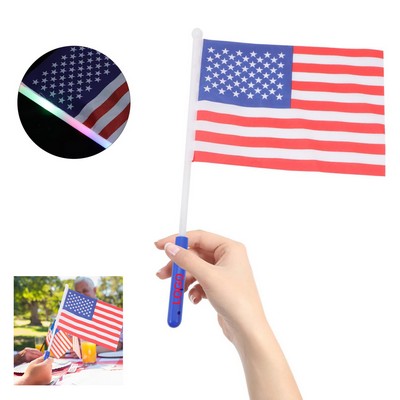Handheld Flag with LED Light