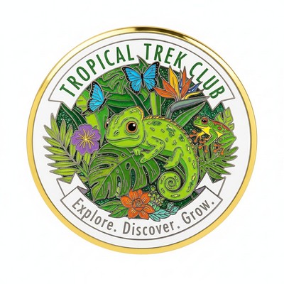 1.2" Round Domed Lapel Pin