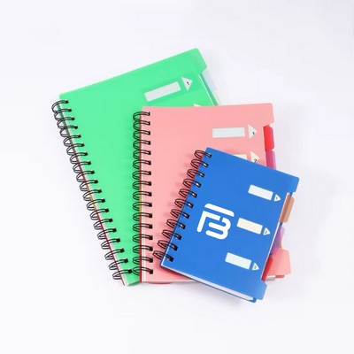 Spiral Notebooks with Dividers Tabs