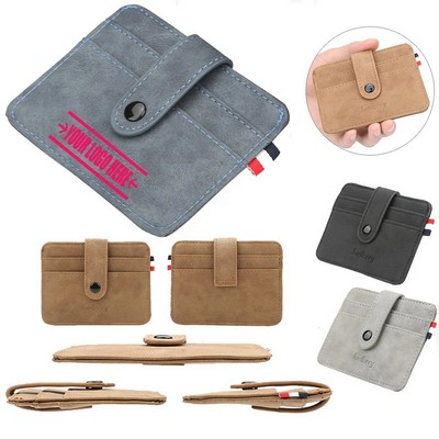 Vintage Clasp Compact Card Case