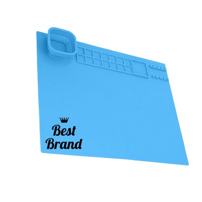 Silicone Art Painting Mat with Cup Holder