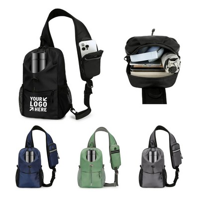 Sling Bag with Bottle Pocket