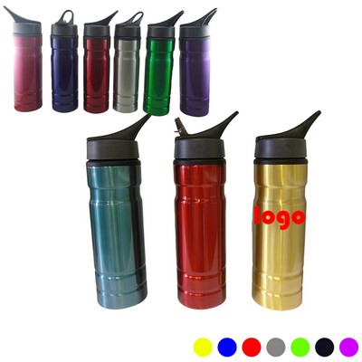 27.25 Oz. Flip Top Spout Aluminum Water Bottles