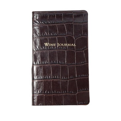 Pocket Wine Journal w/Goatskin Leather Cover