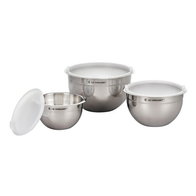 Le Creuset Stainless Steel Mixing Bowls Set Of 3