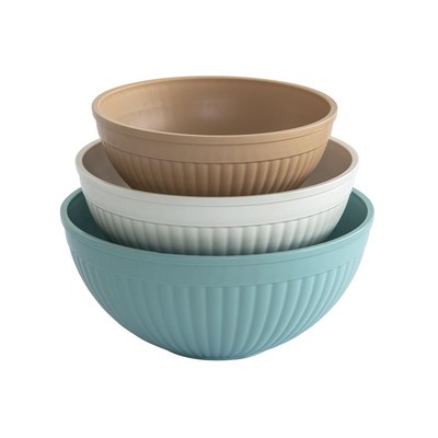 Nordic Ware 3-Piece Prep & Serve Mixing Bowl Set