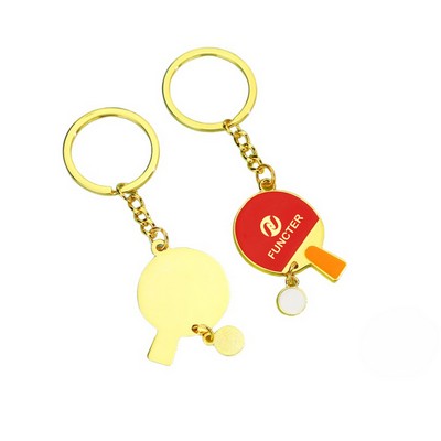 Mini Table Tennis Keychain With Paddle and Ball