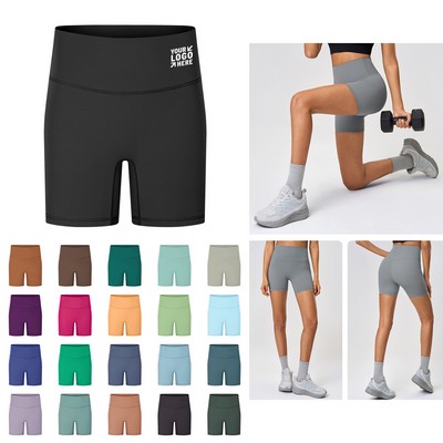 Women's High Waist Athletic Shorts w/ Tummy Control