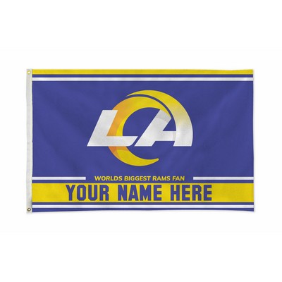 Los Angeles Rams Personalized NFL® Flag (3'x5')