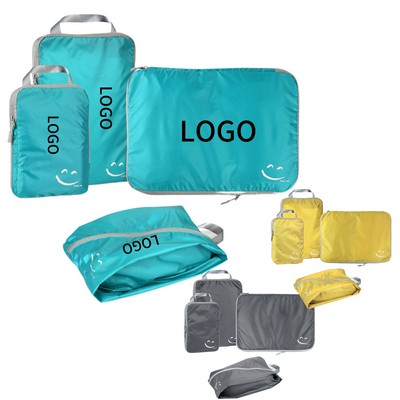 4-Piece Travel Compression Packing Cube Set