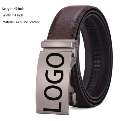 Men Genuine Leather Business Belt