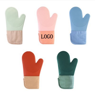 Long Double Layer Heat Resistant Gloves