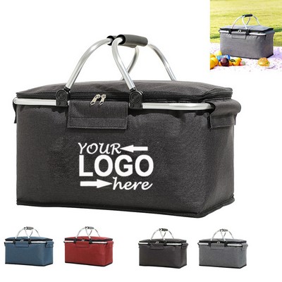 Outdoor Large Picnic Cooler Basket