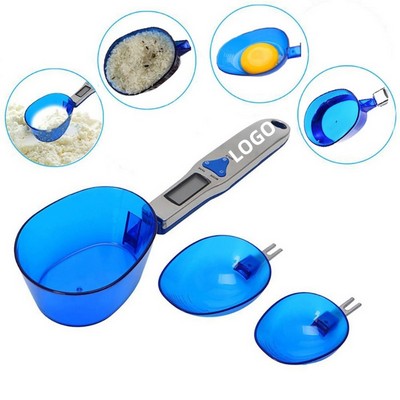 Kitchen Digital Food Scale w/3 Measuring Spoons 500g Portable LCD Display Milligram Scale