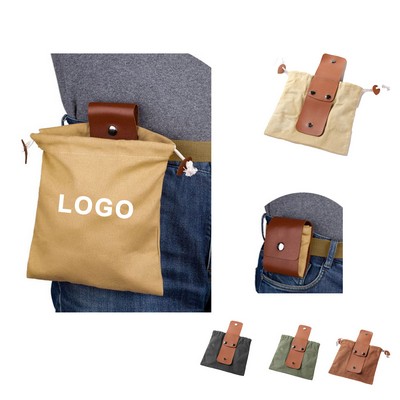 Collapsible Canvas Foraging Pouch