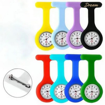 Silicone Nurse Watch Brooch