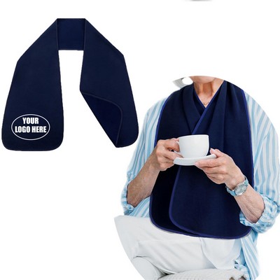 Elderly Eating Stain Resistant Scarf Style Bib