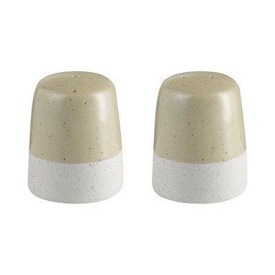 Blomus Sablo Ceramic Stoneware Salt And Pepper Shaker Set - Savannah Beige
