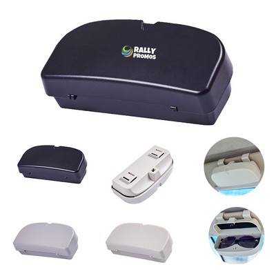 Car Sun Visor Glasses Case