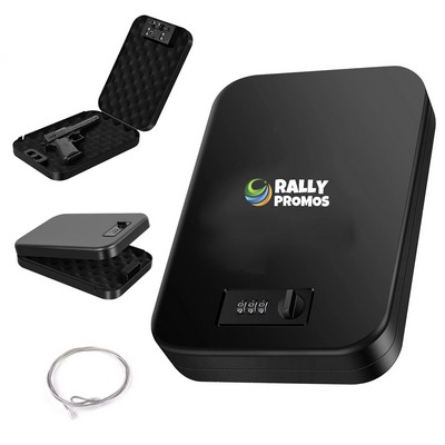 Portable Handgun Security Case Lock Box