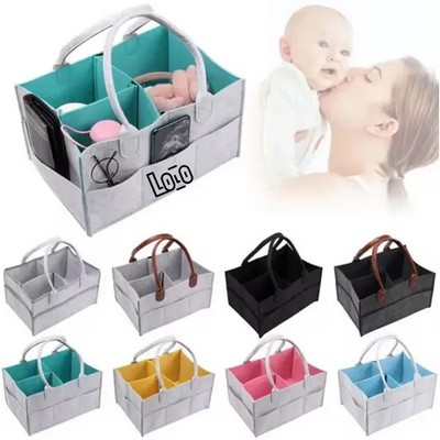 Felt Diaper Tote Organizer