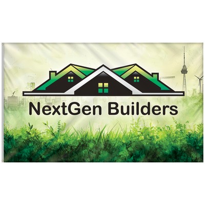 6' x 10' Digitally Printed Single Reverse Spun Polyester Flag