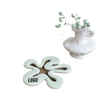 Flower Shaped Light Luxury Fashionable Coaster