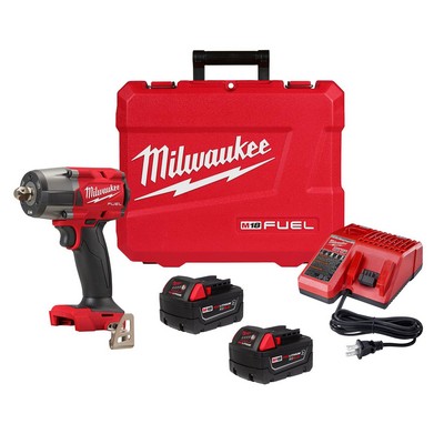 Milwaukee M18 Fuel 1/2" Mid-Torque Impact Wrench W/ Pin Detent Kit