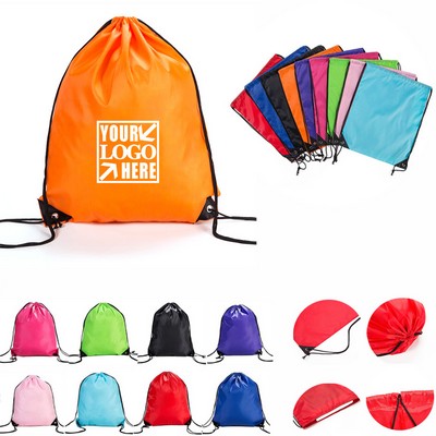 Sport Drawstring Bag Shoulder Backpack