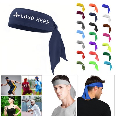 Sports Tie Headband Sweatband