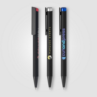 Volos Recycled Aluminum Color Mirror Finish Ballpoint Pen - Full-Color Inkjet