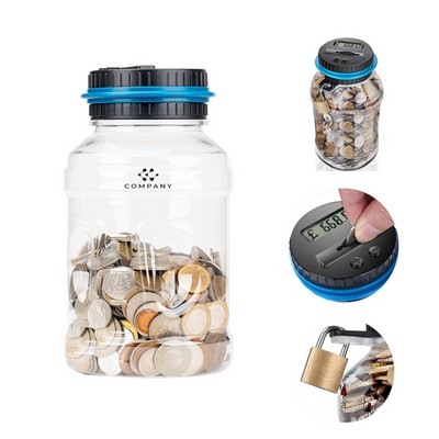 Automatic Counting Piggy Bank Digital Coin Box