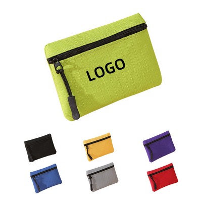 Oxford Cloth Zipper Coin Purse