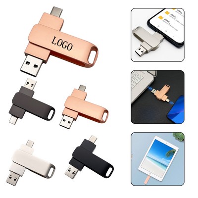 Dual Interface 16GB USB 3.0 Flash Drive w/ Type-C
