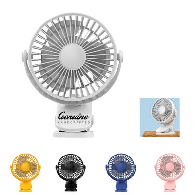USB Rechargeable Clip Fan