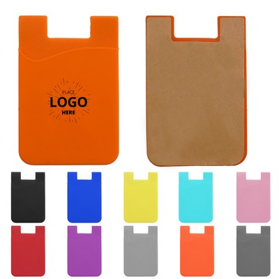 Portable Silicone Phone Card Sleeve