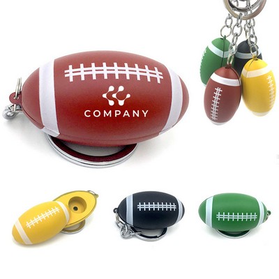 Rugby Shape Pipe Creative Key Chain