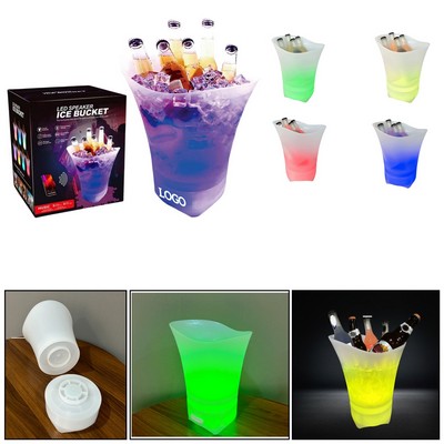 5L Led Ice Bucket With Wireless Speaker