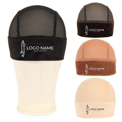 Velvet Wig Cap with Adjustable Width