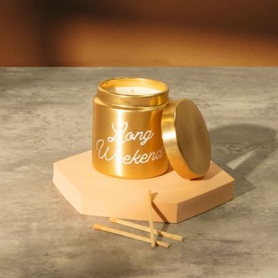 9 Oz Luxe Tin Candle - Direct Print