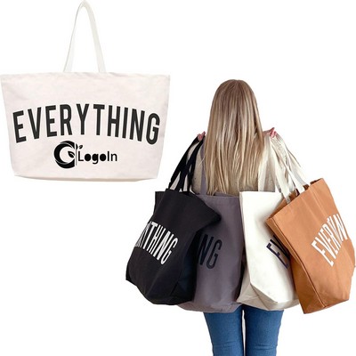 Extra Large Shopping Beach Totes Bag Reusable Big Grocery Handbag