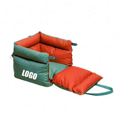 Waterproof PU Leather Pet Car Booster Seat