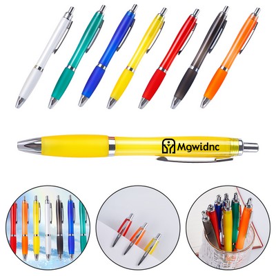 Retractable Gourd Pen Smooth Writing Ballpoint Pen Comfortable Grip Multi-Color Gift Promotional Pen