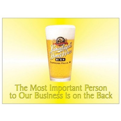 Beer Glass Rectangle Photo Hand Mirror (2½"x3½")