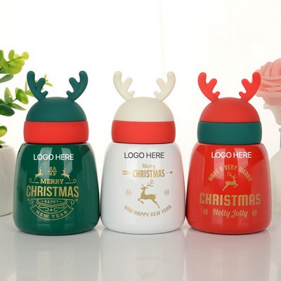 300ml Christmas Antler Vacuum Bottle